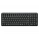 LOGITECH K250 BLUETOOTH WITH NUMPAD COMPACT QUICK CONNECTION SPILL RESISTANT RECYCLED PLASTIC ARA DURABLE FIT WIRELESS KEYBOARD - GRAPHITE