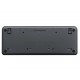 LOGITECH K250 BLUETOOTH WITH NUMPAD COMPACT QUICK CONNECTION SPILL RESISTANT RECYCLED PLASTIC ARA DURABLE FIT WIRELESS KEYBOARD - GRAPHITE