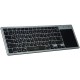 PORODO ULTRA SLIM 78 KEYS WIRELESS KEYBOARD WITH TOUCH PAD MOUSE - GREY 