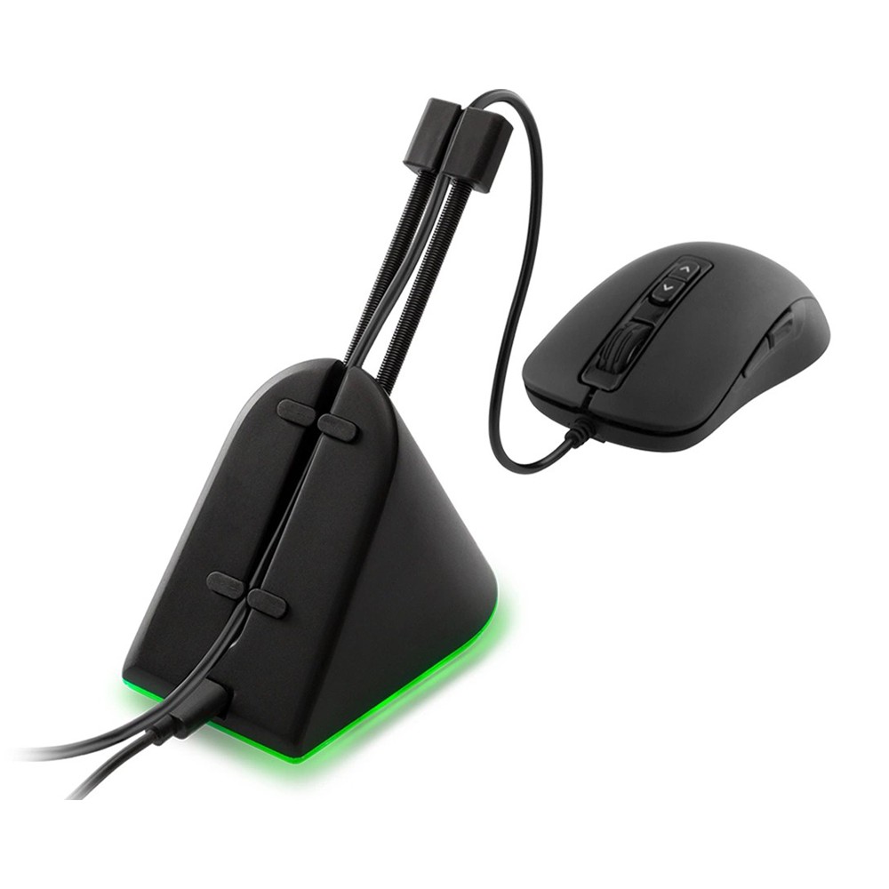 DELTACO GAM-044 FITS ALL WIRED MICE WITH ADJUSTABLE SPRING ARM 8 RGB ...