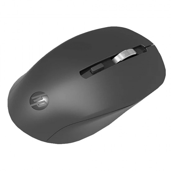 HP S1000 PLUS SILENT 2.4GHZ WITH 1600DPI ADJUSTABLE INVISIBLE OPTICAL SENSOR WIRELESS USB MOUSE – BLACK