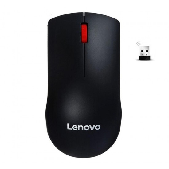 LENOVO M120PRO ESSENTIAL AMBIDEXTROUS DESIGN COMPACT 2.4GHZ WITH 1000DPI OPTICAL SENSOR WIRELESS MOUSE – BLACK