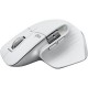 LOGITECH MX MASTER 3S ERGONOMIC, 8K DPI, SCROLLS ON GLASS, SILENT CLICKS, USB-C, BLUETOOTH, WINDOWS, LINUX, CHROME, FREE ADOBE CREATIVE CLOUD SUBSCRIPTION WIRELESS MOUSE - LIGHT GRAY