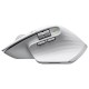 LOGITECH MX MASTER 3S ERGONOMIC, 8K DPI, SCROLLS ON GLASS, SILENT CLICKS, USB-C, BLUETOOTH, WINDOWS, LINUX, CHROME, FREE ADOBE CREATIVE CLOUD SUBSCRIPTION WIRELESS MOUSE - LIGHT GRAY