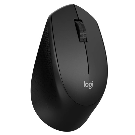LOGITECH M330 PLUS SILENT FULL SIZE 1000 DPI OPTICAL TRACKING 2.4GHZ WIRELESS SILENTTOUCH TECHNOLOGY ERGONOMIC LIGHTWEIGHT MOUSE – BLACK