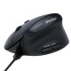 MEETION BTM008 ERGONOMIC VERTICAL TRIPLE MODE BLUETOOTH 5.2 + 2.4GHZ, AND 2400DPI OPTICAL SENSOR WIRELESS MOUSE - BLACK