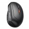 MEETION BTM008 ERGONOMIC VERTICAL TRIPLE MODE BLUETOOTH 5.2 + 2.4GHZ, AND 2400DPI OPTICAL SENSOR WIRELESS MOUSE - BLACK