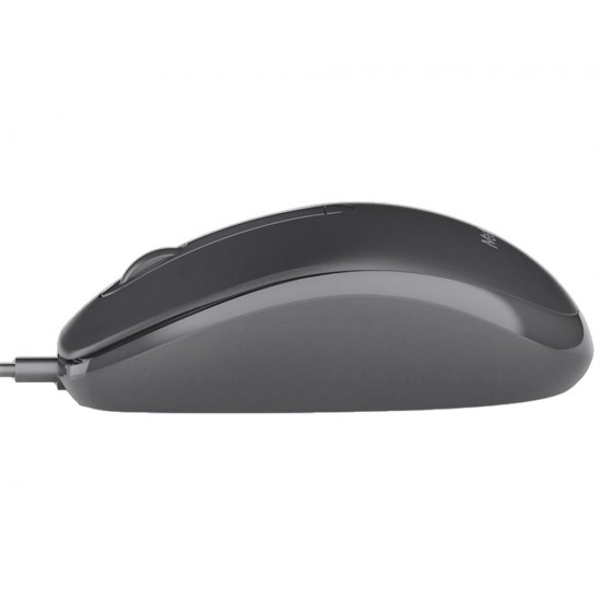 MEETION M100 SILENT OPTICAL 1200 DPI ERGONOMIC PLUG AND PLAY USB WIRED OFFICE MOUSE – BLACK