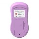 MEETION R546 ULTRA-LIGHTWEIGHT 55G SILENT 2.4GHZ WITH 1600DPI ADJUSTABLE OPTICAL TRACKING WIRELESS MOUSE - PURPLE
