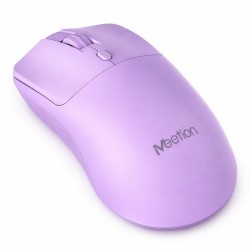 MEETION R546 ULTRA-LIGHTWEIGHT 55G SILENT 2.4GHZ WITH 1600DPI ADJUSTABLE OPTICAL TRACKING WIRELESS MOUSE - PURPLE