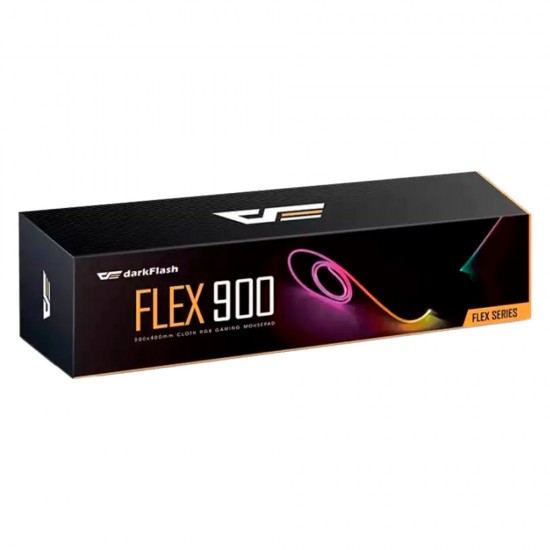 DARKFLASH FLEX 900 CLOTH RGB LIGHT STRIP GAMING MOUSEPAD 400*900*4.5MM
