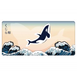 FANTECH ATO MP90S KUJIRA NAMI LARGE DESKMAT ESPORTS WATERPROOF SURFACE 900X400X4MM ANTI-SLIP BASE GAMING MOUSE PAD - BEIGE