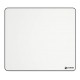 GLORIOUS SLIM HIGH-QUALITY CONSTRUCTION MACHINE WASHABLE LOW FRICTION CLOTH SURFACE ANTI-SLIP RUBBER BASE STITCHED EDGES 410 X 460 X 2 WHITE GAMING MOUSE PAD - XL