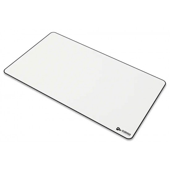 GLORIOUS TCG PLAYMAT XL EXTENDED MOUSE PAD SMOOTH CLOTH SURFACE AND ANTI-SLIP RUBBER BASE - WHITE (36X61CM)