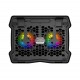 MEETION CP2020 GAMING COOLING PAD QUIET ADJUSTABLE RGB WITH DUAL FANS FOR LAPTOP