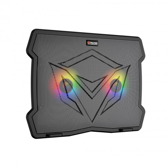 MEETION CP2020 GAMING COOLING PAD QUIET ADJUSTABLE RGB WITH DUAL FANS FOR LAPTOP