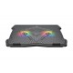 MEETION CP2020 GAMING COOLING PAD QUIET ADJUSTABLE RGB WITH DUAL FANS FOR LAPTOP