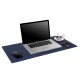 POWEROLOGY ANTI-SLIP VEGAN LEATHER DESK PAD (75 x 40 x 0.5 cm) - BLUE