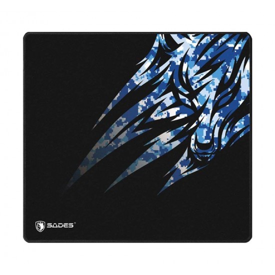 SADES HAILSTORM SA-P10 WATERPROOF CLOTH GAMING MOUSE PAD 45*40CM - BLACK/LARGE