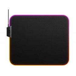 STEELSERIES QCK PRISM MICRO-WOVEN CLOTH OPTIMIZED DPI TRACKING MOVEMENTS RGB DYNAMIC LIGHTING NON-SLIP GAMING MOUSE PAD - MEDIUM