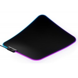 STEELSERIES QCK PRISM MICRO-WOVEN CLOTH OPTIMIZED DPI TRACKING MOVEMENTS RGB DYNAMIC LIGHTING NON-SLIP GAMING MOUSE PAD - MEDIUM