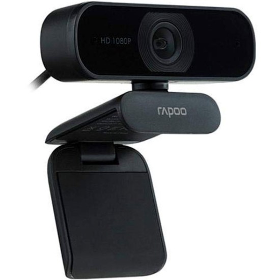 RAPOO C260 USB BLACK FULL HD WEBCAM , 1080P 30HZ , 360 HORIZONTAL 