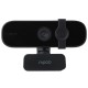 RAPOO C280 WEBCAM USB HD - 1080P 2K  SUPPORT CAMERA BUILT-IN OMNIDIRECTIONAL DUAL NOISE REDUCTION MICROPHONE 85 WIDE-ANGLE VIEWING 360 HORIZONTAL ROTATION- BLACK 