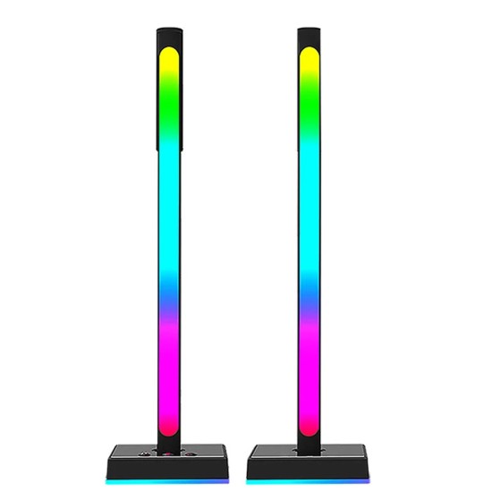 AJAZZ ABL190 SMART AMBIENT LIGHT RGB BAR 2 PIECES WITH EARPHONE HOLDER AND SMART APP CONTROL  