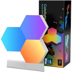 LIFESMART COLOLIGHT PRO LS166A3 - 3 PCS PACK STARTER KIT WITH STAND SOUND ACTIVATED