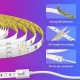 GOVEE SMART WI-FI APP CONTROL RGB LED STRIP LIGHTS WITH MUSIC SYNC MODE FOR TV - 5M X 2 ROLLS