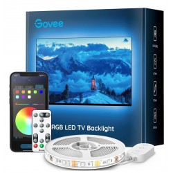 GOVEE RGB BLUETOOTH LED BACKLIGHT FOR 46-60 INCH TV WITH REMOTE AND APP CONTROL - 3M