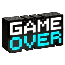 GAME OVER LIGHT BL003 8-BIT PIXEL LIGHT SOUND REACTIVE COLOUR PHASING COLLECTIBLE DECOR LAMP