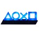 PLAYSTATION ICON LIGHT BL008 3 MODES STANDARD / COLOR PHASING / MUSIC HOLLOW DESIGN - BLUE LIGHT 