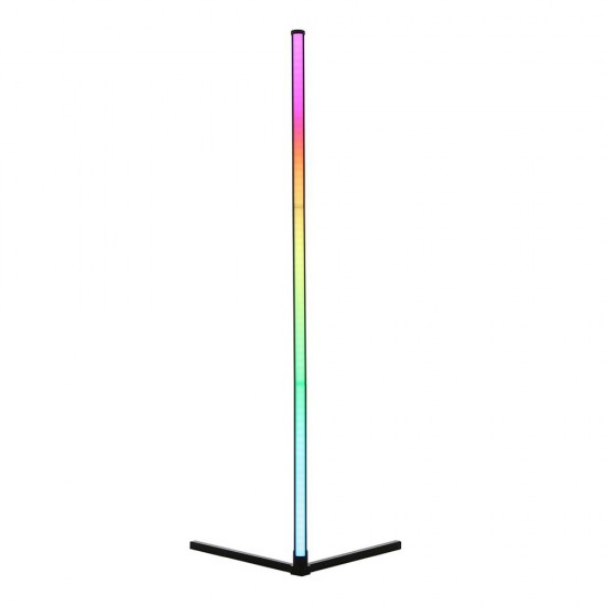 LED WALL CORNER ATMOSPHERE LAMP COLORFUL LIGHT 155CM FOR HOME DECORATION - BLACK