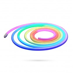 RGBIC NEON ROPE LIGHT 5M WITH MUSIC SYNC WORKS WITH ALEXA AND GOOGLE ASSISTANT FOR GAMING ROOM WALL DECOR