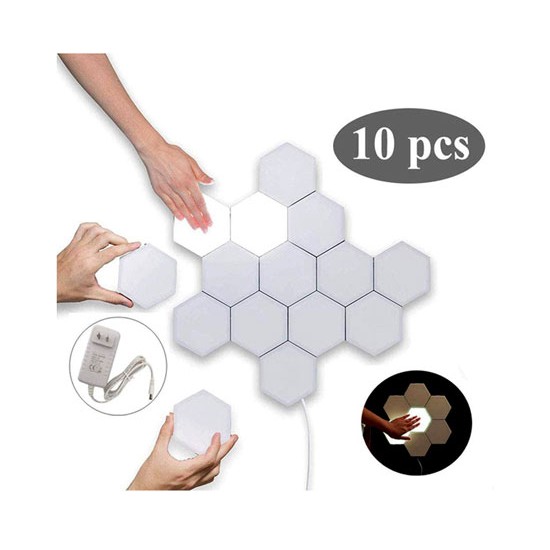 DIY MAGNETIC TOUCH LED 10PCS MODULAR - COLOR CHANGING