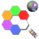 HEXAGONAL LED LIGHT LED 6 TILE TOUCH WITH REMOTE CONTROL