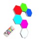 HEXAGONAL LED LIGHT LED 6 TILE TOUCH WITH REMOTE CONTROL