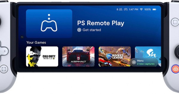 PLAYSTATION BACKBONE ONE MOBILE GAMING CONTROLLER FOR IPHONE - WHITE