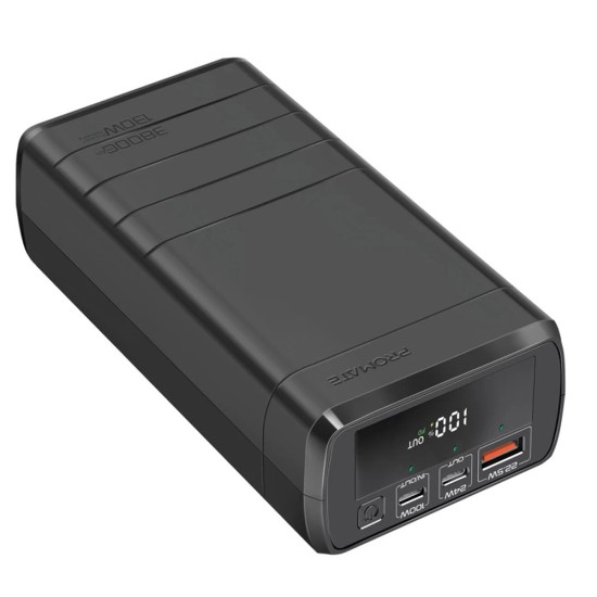 PROMATE POWERMINE-130W 38000MAH/130W SUPERSPEED CHARGING POWER BANK 