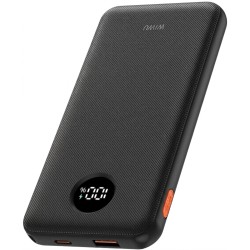 WIWU ESSEN PN03 22.5W SLIM 10000MAH WITH LED DIGITAL DISPLAY, PD & QC FAST CHARGING POWER BANK - BLACK