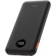 WIWU ESSEN PN03 22.5W SLIM 10000MAH WITH LED DIGITAL DISPLAY, PD & QC FAST CHARGING POWER BANK - BLACK