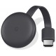 GOOGLE CHROMECAST THIRD GENERATION 1080P HD SUPPORT EASY SETUP HDMI MEDIA STREAMER - BLACK 