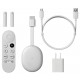 GOOGLE CHROMECAST WITH GOOGLE TV 4K STREAMING ENTERTAINMENT WITH VOICE REMOTE - SNOW