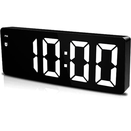 LED CLOCK GH0712L ( HIGH - TIME - ALARM - SNOOZE - CALENDAR - INDOOR TEMPERATURE - 12/24 HOUR )