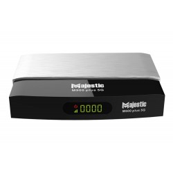 MAJESTIC M900 PLUS 5G EDITION FULL HD 1080P DVB-S2 DIGITAL SATELLITE RECEIVER 8000 CHANNELS H.265 DECODER ANDROID BOX - GRAY