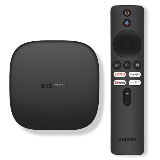 XIAOMI TV BOX S 3RD GEN 4K UHD GOOGLE TV 32GB STORAGE WIFI 6 DOLBY VISION & ATMOS QUAD-CORE CPU HDMI 2.1 MEDIA PLAYER - BLACK