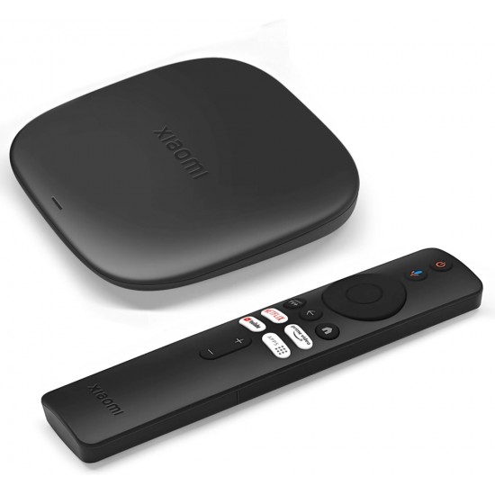 XIAOMI TV BOX S 3RD GEN 4K UHD GOOGLE TV 32GB STORAGE WIFI 6 DOLBY VISION & ATMOS QUAD-CORE CPU HDMI 2.1 MEDIA PLAYER - BLACK