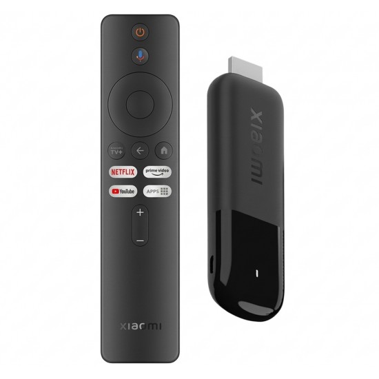 XIAOMI TV STICK 4K 2ND GEN GOOGLE TV 4K UHD 2GB RAM 8GB STORAGE WIFI 6 DOLBY VISION & ATMOS QUAD-CORE CPU MEDIA PLAYER - BLACK