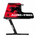 CALL OF DUTY (COD) X GAMEON PHANTOM XL-L SERIES L-SHAPED RGB FLOWING LIGHT GAMING DESK WITH HEADPHONE HOOK AND CUP HOLDER - BLACK/RED